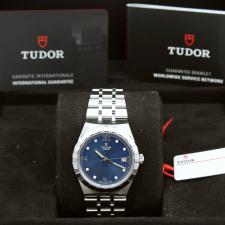 Gents Tudor Tudor Royal 28500 Steel case with Blue Diamond dial