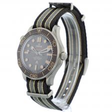 Gents Omega Seamaster 007 21092422001001 Titanium case with brown dial