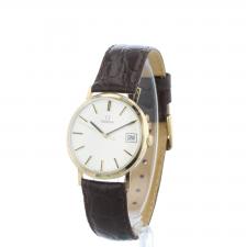 Gents Omega Dress   9 CT case with Silver dial