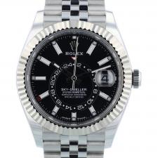 Gents Rolex Sky Dweller 336934 Stainless Steel case with Black dial
