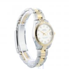 Ladies Rolex DateJust 278273 18ct Yellow Gold Stainless Steel case with Silver Diamond Dot dial