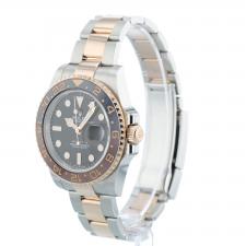 Gents Rolex GMT Master II 126711CHNR 18ct Rose Gold Stainless Steel case with Black dial