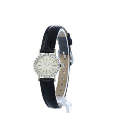 Ladies Longines vintage 18ct White Gold case with Silver dial