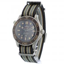 Gents Omega Seamaster 007 21092422001001 Titanium case with brown dial