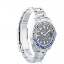 Gents Rolex GMT Master II 126710BLNR Stainless Steel case with Black dial
