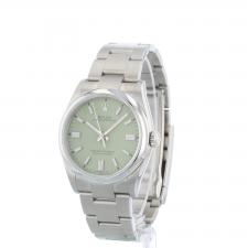 Gents Rolex Oyster Perpetual 36 126000 Stainless Steel case with Pistachio dial