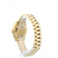 Ladies Rolex DateJust 179178 18ct Yellow Gold case with Champagne Diamond dial