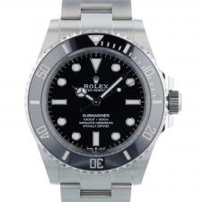 Gents Rolex Submariner Non Date 124060 Steel case with Black dial