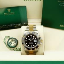 Gents Rolex Sea Dweller 126603 18ct Yellow Gold Stainless Steel case with Black dial