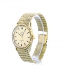 Gents Omega Constellation 23655436 18 CT case with Gilt dial