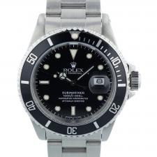 Gents Rolex Submariner Date 16610 Steel case with Black dial