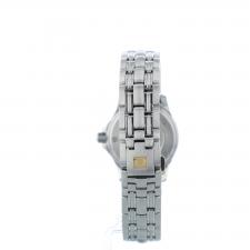 Ladies Omega 21230286101001 Steel case with Black Wave dial