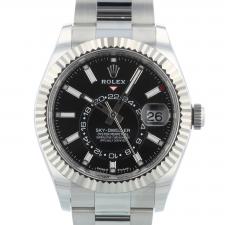 Gents Rolex Sky Dweller 336934 Stainless Steel case with Black dial