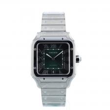 Gents Cartier Santos WSSA0062 Steel case with Green dial