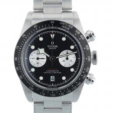 Gents Tudor Black Bay Chrono 79360N Steel case with Black dial