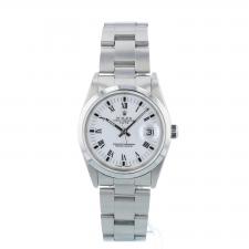 Gents Rolex Oyster Perpetual Date 15200 Steel case with White dial