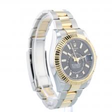 Gents Rolex Sky Dweller 336933 18ct Yellow Gold Stainless Steel case with Black dial