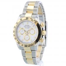 Gents Rolex Daytona 116503 18ct Yellow Gold   Stainless Steel case with White dial