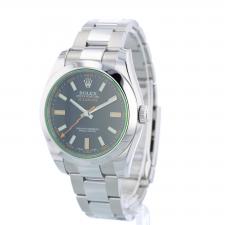 Gents Rolex Milgauss 116400GV Stainless Steel case with Black dial