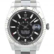 Gents Rolex Sky Dweller 336934 Stainless Steel case with Black dial
