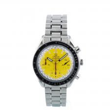 Gents Omega Speedmaster 3810.12.40 Steel case with Yellow dial