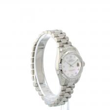 Ladies Rolex Datejust 179369 18ct White Gold case with White MOP dial