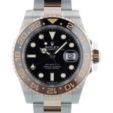 Gents Rolex GMT Master II 126711CHNR 18ct Rose Gold   Stainless Steel case with Black dial