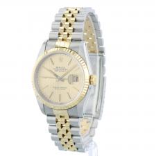 Gents Rolex DateJust 16233 18ct Yellow Gold Stainless Steel case with Tapestry dial
