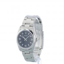 Ladies Rolex Oyster Perpetual 77080 Steel case with Black dial