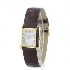 Gents Cartier Tank 1840 18 CT case with Cream dial