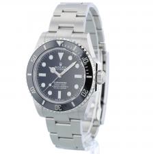 Gents Rolex Submariner Non Date 124060 Steel case with Black dial