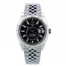 Gents Rolex Sky Dweller 336934 Stainless Steel case with Black dial
