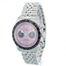 Gents Tudor Black Bay 79360N Stainless Steel case with Pink dial