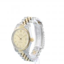 Gents Rolex DateJust 36 16013 18ct Yellow Gold Stainless Steel case with Gilt dial
