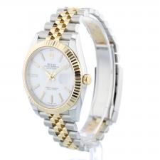 Gents Rolex Datejust 41 126333 18ct Yellow Gold Stainless Steel case with White dial