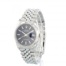 Gents Rolex DateJust 36 126234 Steel case with Black dial