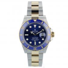Gents Rolex Submariner Date 126613LB 18ct Yellow Gold   Stainless Steel case with Blue dial