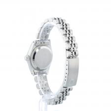 Ladies Rolex DateJust 69174 Stainless Steel case with Silver Diamond Dot dial