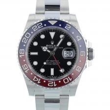 Gents Rolex GMT Master II 126710BLRO Stainless Steel case with Black dial