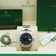 Gents Rolex DateJust 36 126200 Steel case with Blue dial