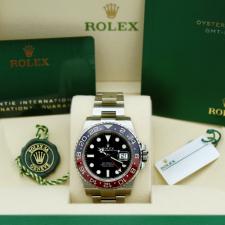 Gents Rolex GMT Master II 126710BLRO Steel case with Black dial