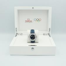 Gents Omega Seamaster Olympic Blue 52232402001001 Stainless Steel case with Black dial