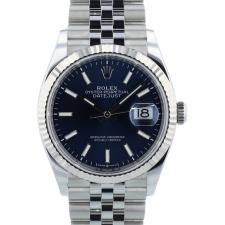 Gents Rolex Datejust 36 126234 Steel case with Blue dial