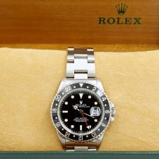 Gents Rolex GMT Master 16700 Stainless Steel case with Black dial