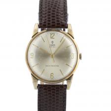 Gents Tudor Tudor Royal 28528  9 CT case with Champagne dial