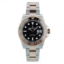 Gents Rolex GMT Master II 126711CHNR 18ct Rose Gold   Stainless Steel case with Black dial