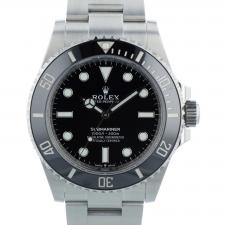 Gents Rolex Submariner Non Date 124060 Stainless Steel case with Black dial