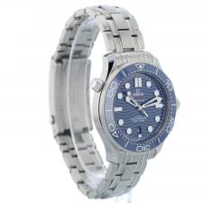 Gents Omega Seamaster 21030422003001 Steel case with Blue Wave dial