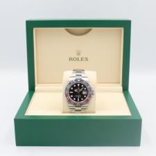 Gents Rolex GMT Master II 126710BLRO Stainless Steel case with Black dial