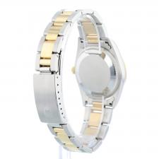 Ladies Rolex Date 34 15223 18ct Yellow Gold Stainless Steel case with White dial